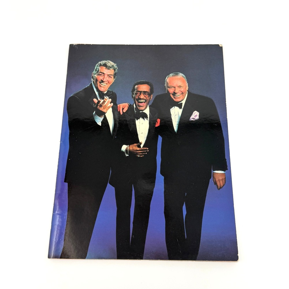 Frank Sinatra Dean Martin Sammy Davis Jr 1988 Together Again Tour Program Book